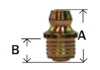 Grease Fitting Straight Ball Check Diagram 4